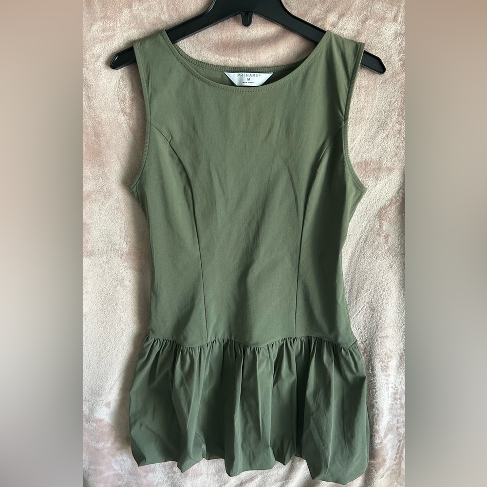 Primark Olive Green Sleeveless Dress